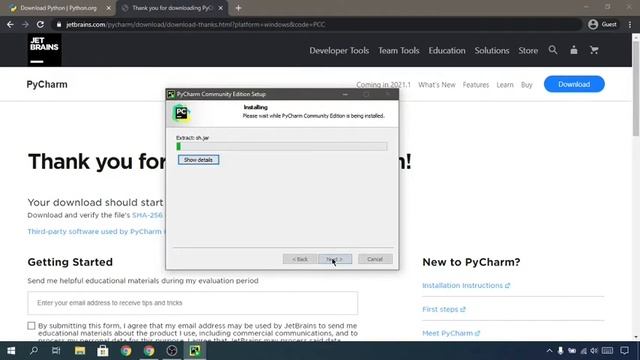 How to Download and Install Python 3.9.1 and Pycharm IDE on Windows 10 | 2021 смотреть онлайн