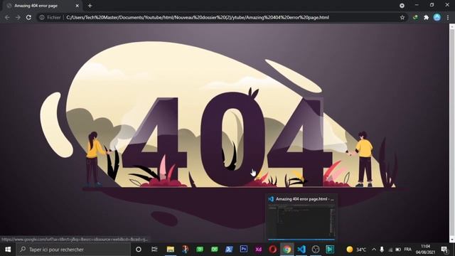 Amazing CSS Animation 404 error page + code in the description смотреть онлайн