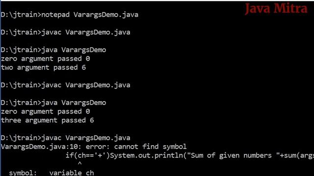 Java variable argument [varargs] | Java for beginners #15 смотреть онлайн