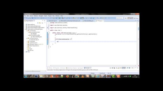 6. Hibernate Session Factory Creation-III смотреть онлайн