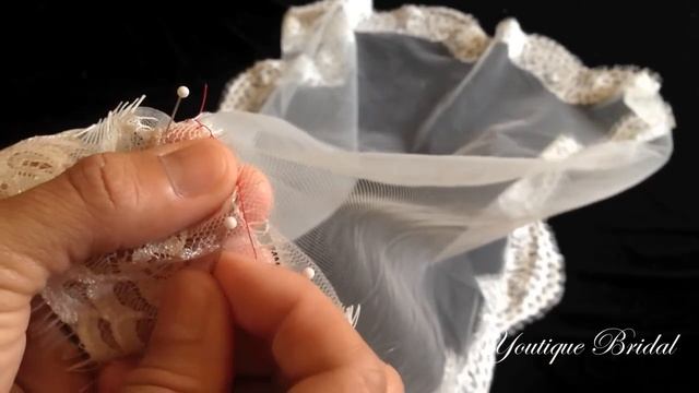 DIY Wedding Veil : Lace Trim(Drop, Ballet Length, And Mantilla Veil)