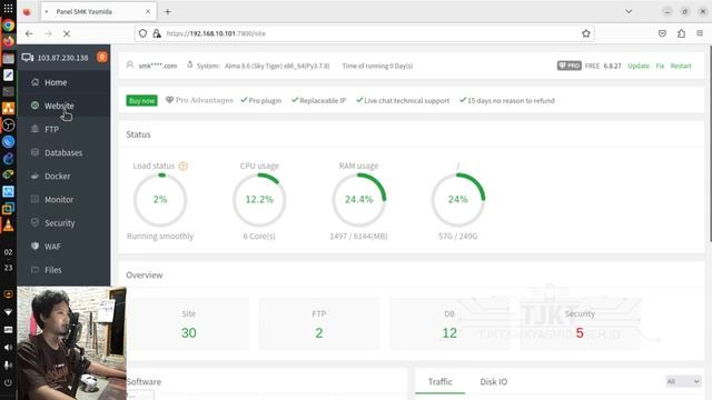 Install aaPanel Hosting Control Panel di Ubuntu 20.04 Focal Fossa (Linux, Nginx, MySQL, PHP) смотреть онлайн