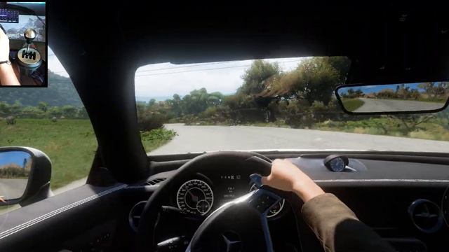 Mercedes Benz SLK 55 AMG | Forza Horizon 5 Gameplay | Steering Wheel Thrustmaster T300 RS + TH8A 4K смотреть онлайн