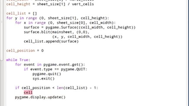 Python / Pygame Animation Tutorial смотреть онлайн