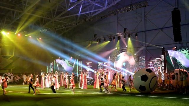 Открытие крытого футбольного манежа в Уфе. смотреть онлайн