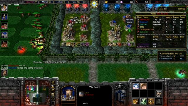 Warcraft 3 Classic HellHalt TD Competitive #134 смотреть онлайн