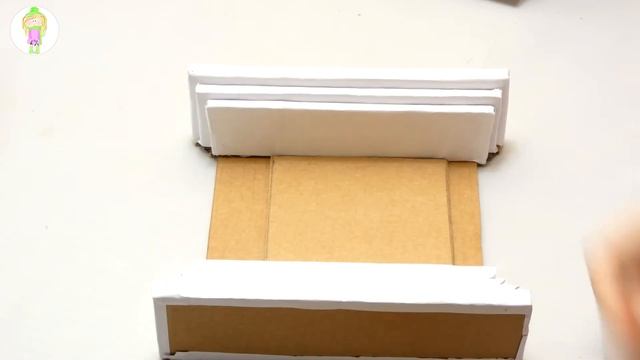 DIY Как сделать камин для кукол из картона | New Year's fireplace for dolls from cardboard смотреть онлайн
