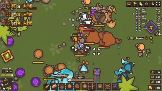 Taming.io Best Pet Combo: Armadillo and Double Camel смотреть онлайн