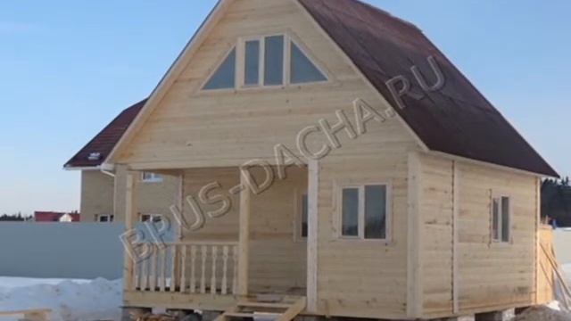 "Брусовая дача" - построить дом, дачу, баню, сруб из дерева смотреть онлайн