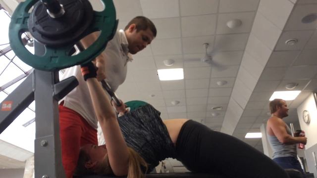 2019.06.14 Мц13Д2 Жим штанги лёжа на брусок 57,5*1 смотреть онлайн