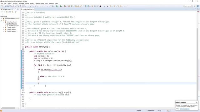 Java Interview Questions and Answers - Codility Lesson 01 (Binary Gap) смотреть онлайн