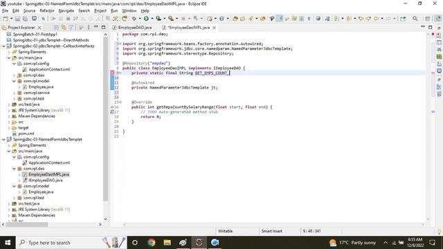 Spring jdbc class 9 смотреть онлайн