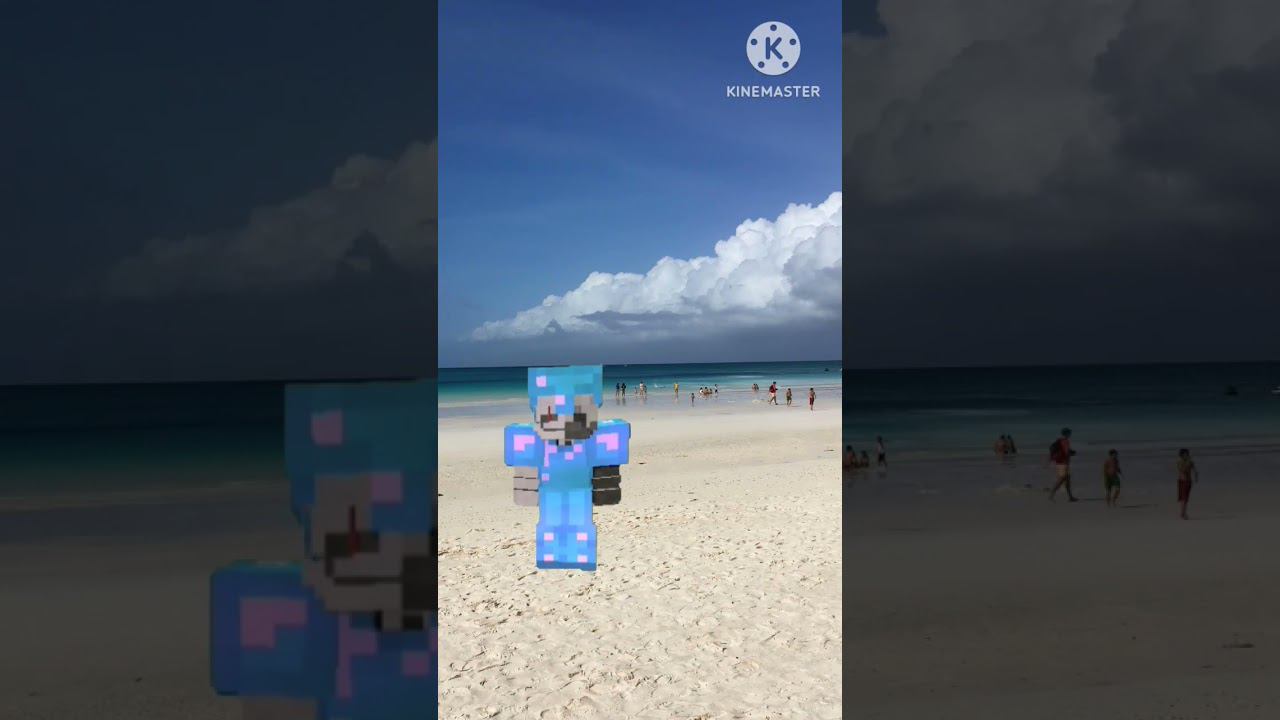 игрок на пляже) #minecraft #каникулы смотреть онлайн