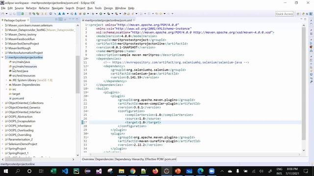 How to Add Maven Dependency in Eclipse | Maven Dependencies | Maven Tutorial for Beginners #9 смотреть онлайн