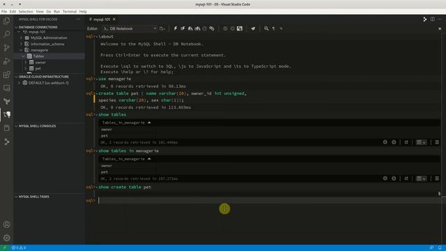 MySQL 101 - Episode 06 : Tables in MySQL (English) смотреть онлайн