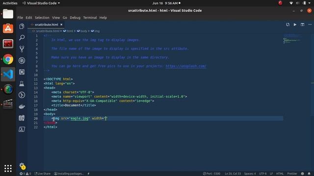 HTML: SRC Attribute смотреть онлайн
