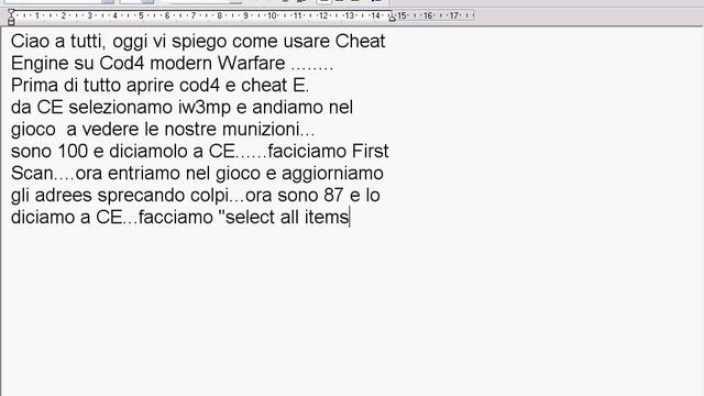 PC- Call Of Duty 4 Cheat Engine смотреть онлайн