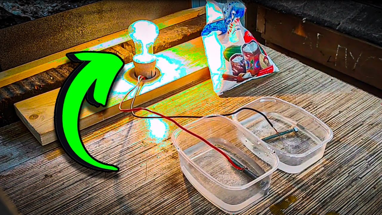 Бесплатное электричество: Как сделать домашний аккумулятор из соли и воды смотреть онлайн