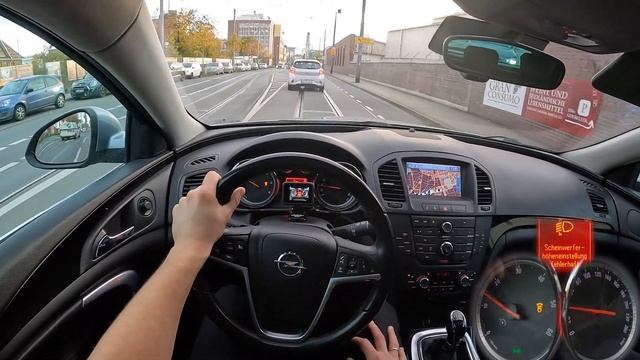 2011 Opel Insignia Sportstourer 2.0 CDTi 4x4 160 PS CITY POV DRIVE with Fuel Consumption смотреть онлайн