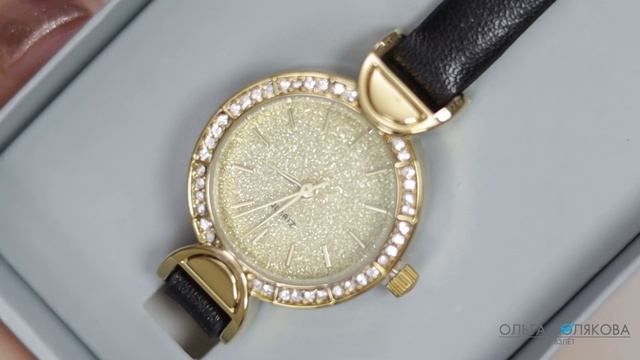 46750 Часы с золотистым циферблатом Shine Bright Women's watch Орифлэйм смотреть онлайн
