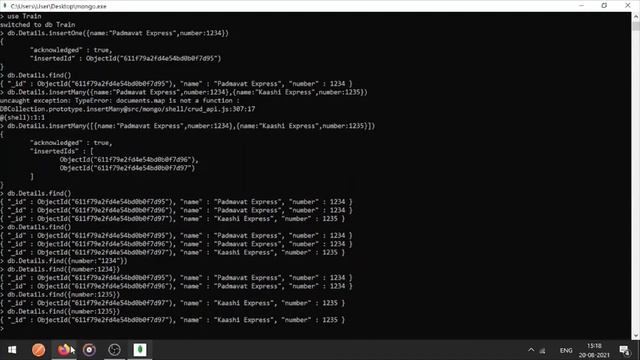 MongoDB Tutorial -05 | Understanding MongoDB CRUD Operations смотреть онлайн