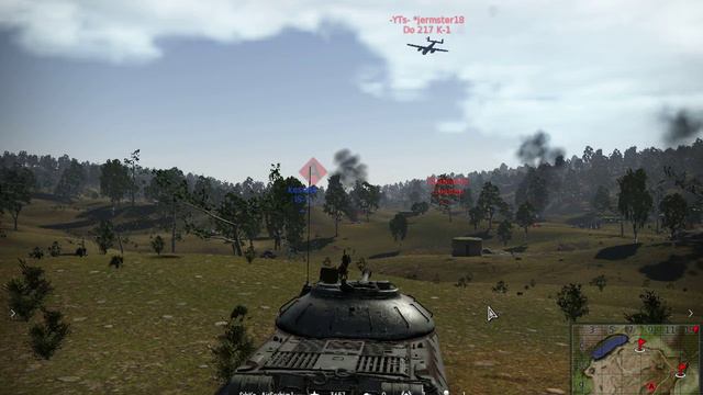 War Thunder- IS3 Large caliber AAA смотреть онлайн