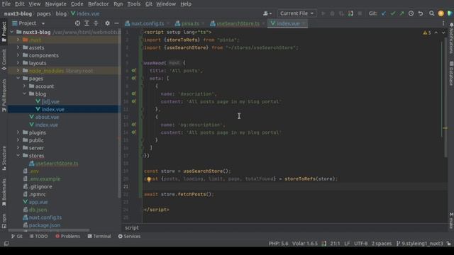 34. Nuxt 3 Tutorial - Displaying Posts From Pinia Store смотреть онлайн