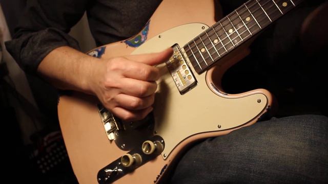 Waterslide Guitars Coodercaster Aged Shell Pink Over Blue Flower, Mojo Lap Steel & Gold Foil Pickup смотреть онлайн