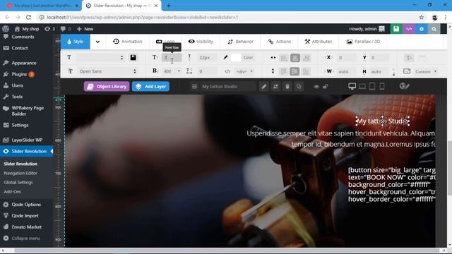 Tattoo Website Creation For Tattoo Body Piercing Studio Part 3 смотреть онлайн