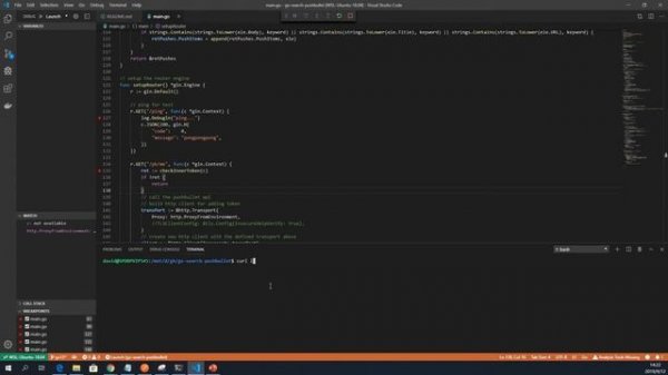 vscode debug golang code from wsl2