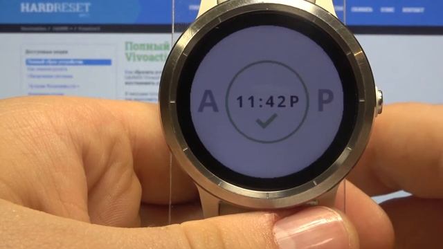 Смена даты и времени на GARMIN Vivoactive 3 / Как настроить данные календаря на GARMIN Vivoactive 3 смотреть онлайн