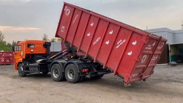 Вывоз строительного мусора контейнером 27 м3 смотреть онлайн