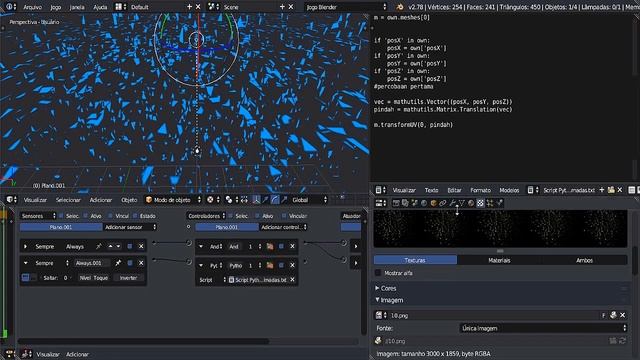 Blender Game Engine #314 Conheça o Script Python Para Criar Texturas Animadas Criação de Jogos смотреть онлайн