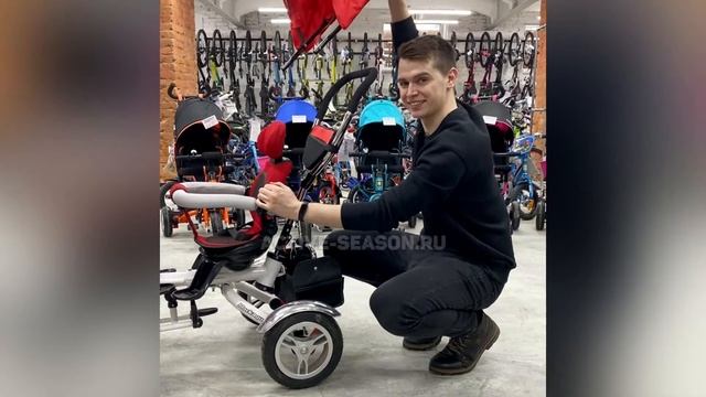 Обзор трехколесного велосипеда для двойни TWINS за 1 минутуОбзор трехколесного велосипеда для двойни смотреть онлайн