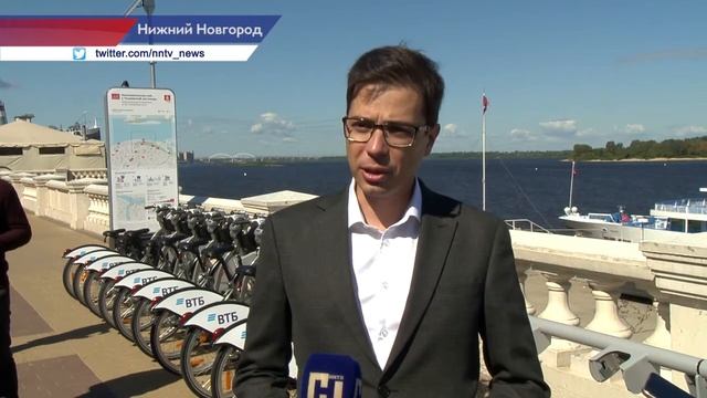 Юрий Шалабаев и Павел Саватеев про запуск Велобайка в Нижнем Новгороде смотреть онлайн