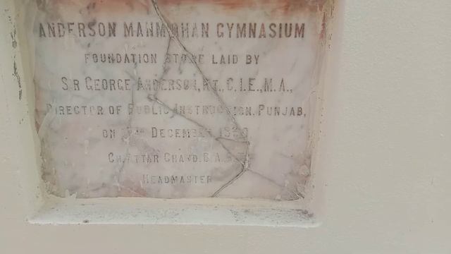 Sir George Anderson ,Director Public Instruction ,1930 inaugated Anderson Manmoharn Gymnsium abohar смотреть онлайн