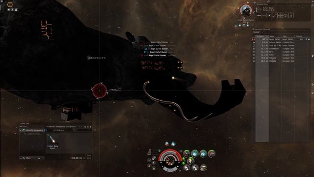 EVE Online Level 4 Angel Burner Mission using a Vengeance (Anomic Agent) смотреть онлайн