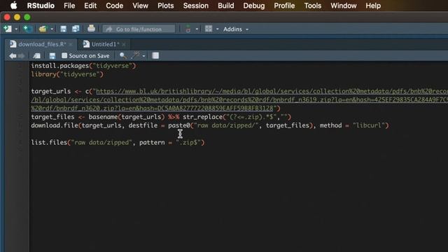 Unzipping with R смотреть онлайн