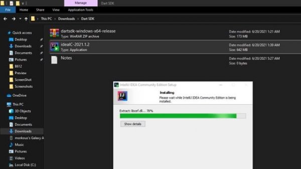 Install Dart language with Flutter by Intellij idea