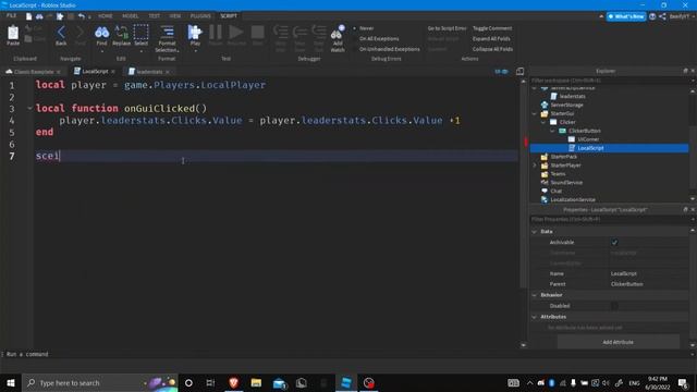 ROBLOX Studio: How to make a game like Clicker Simulator [Part 1] смотреть онлайн