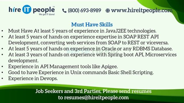 Java Jobs | Spring MVC Jobs | Richardson, TX | Job ID: 33938 | смотреть онлайн