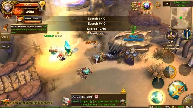Rise of Ragnarok - Asunder Gameplay Android / iOS (Open World MMORPG) - Cleric смотреть онлайн