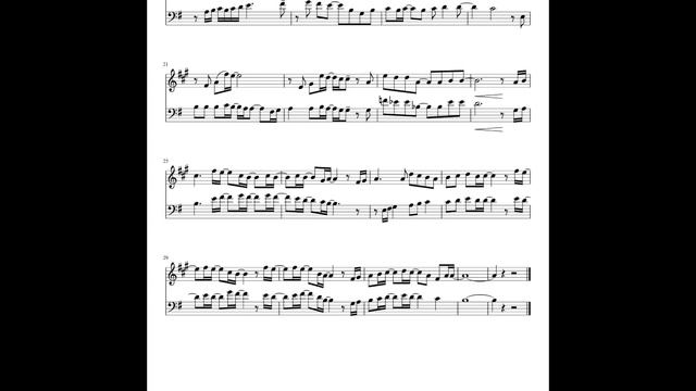 Hibike! Euphonium Duet (Sheet Music) Ep 8- Ai Wo Mitsuketa Basho смотреть онлайн