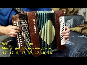 "Милый, чё..." из х/ф "Афоня". Разбор на гармони.