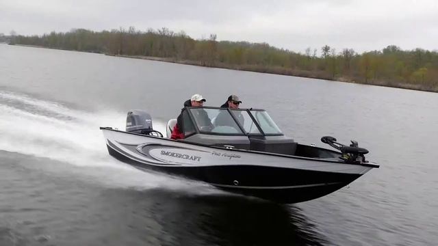 Алюминиевый катер для рыбалки Smoker Craft Pro Angler 162 - катер из США смотреть онлайн