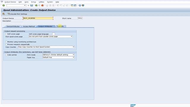 How to configure Printer in SAP | SAP Basis Administration смотреть онлайн