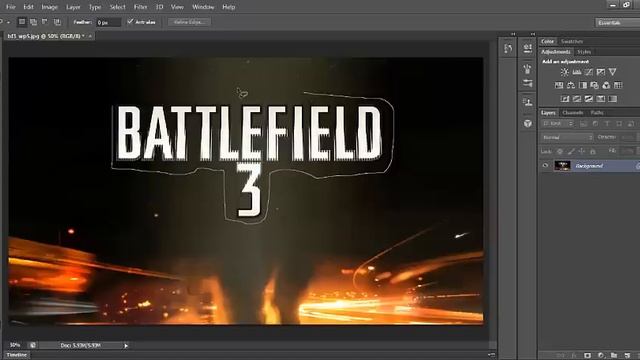 Photoshop CS6 Tutorial:How to remove text смотреть онлайн