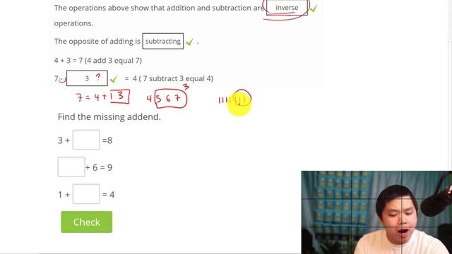 Find missing addend ( numbers) in addition or subtraction | 2nd Grade Math Video| смотреть онлайн