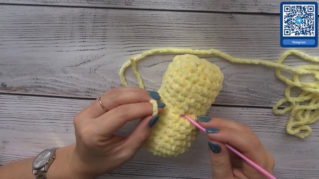 Плюшевый ЦЫПЛЕНОК АМИГУРУМИ крючком | МК, Схема, Описание для начинающих | #ВяжусАМ смотреть онлайн