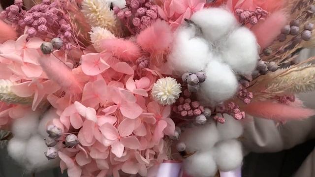 Кашпо ручной работы с хлопком и лагурусом смотреть онлайн